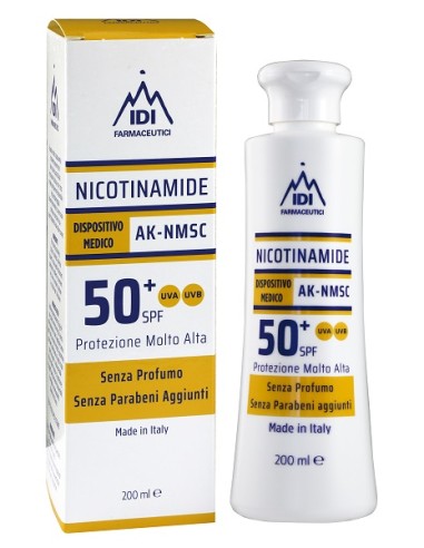 NICOTINAMIDE AK-NMSC 50+SPF PROTEZIONE MOLTO ALTA 200 ML