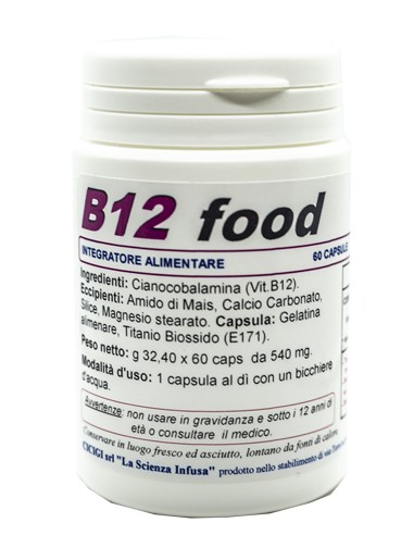 B12 FOOD VITAMINA B12 60 CAPSULE