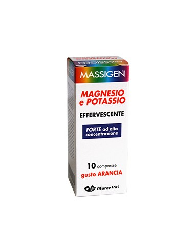 MASSIGEN MAGNESIO E POTASSIO EFFERVESCENTE PLUS 10 COMPRESSE